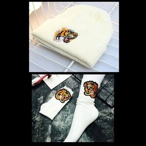 Tiger Patch Hat and Socks Set